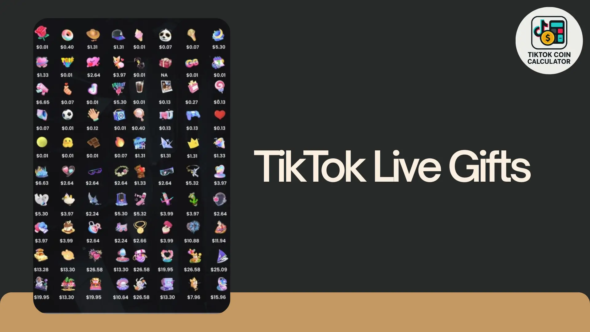 TikTok Gift Price List
